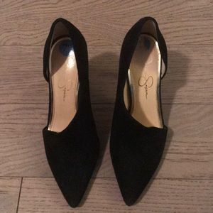 Jessica Simpson Claudette pump black suede
